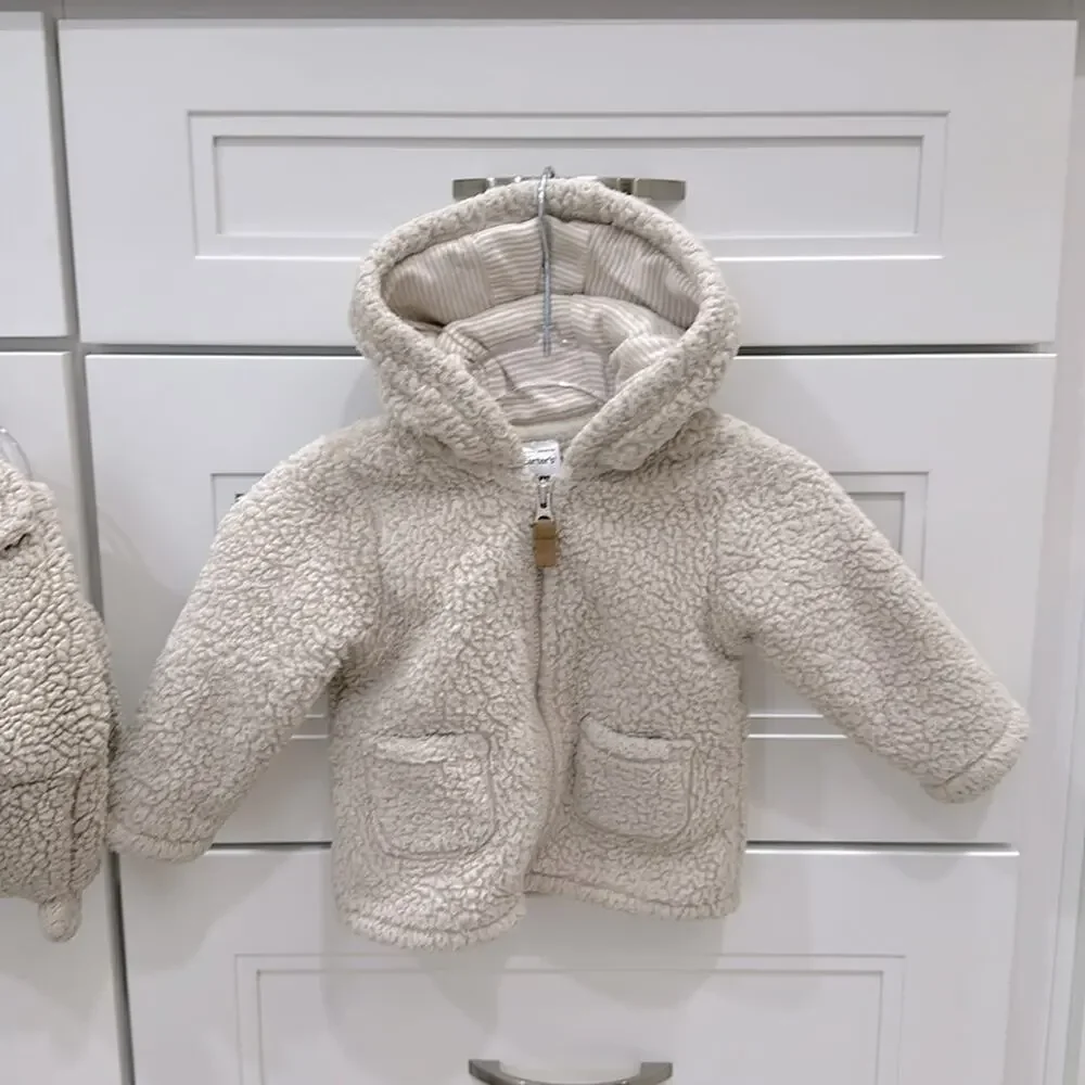 Carter’s Four Piece Winter Bundle 6 Months Teddy Jacket & 2 Vests